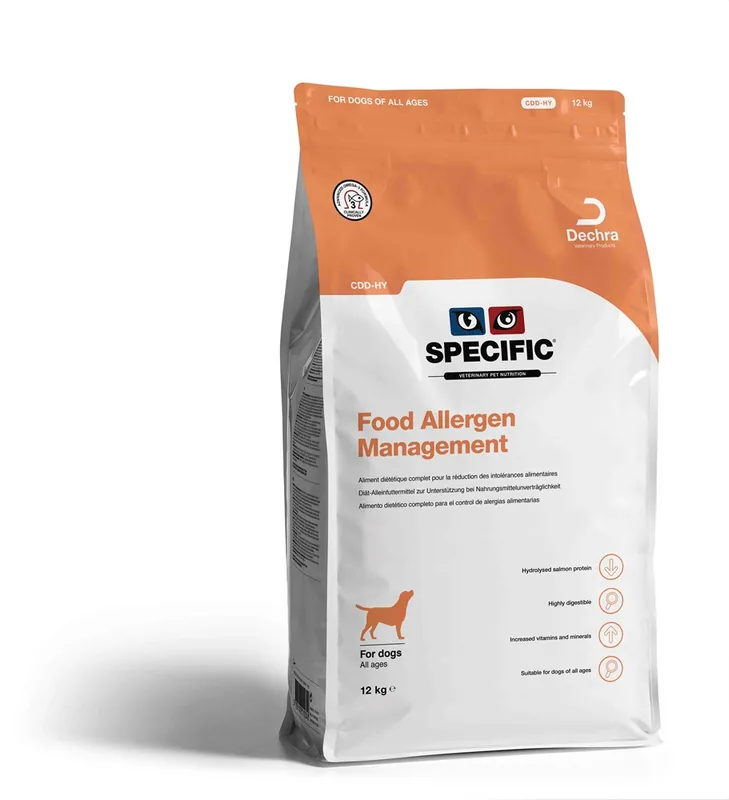 Specific CDD-HY Food Allergen Management Dog 12 kg