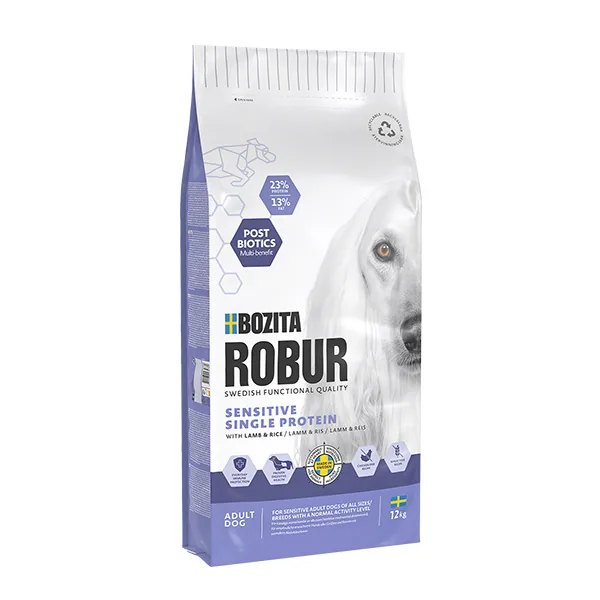 Bozita Robur Sensitive Single Protein Lamb hundfoder - 3 kg