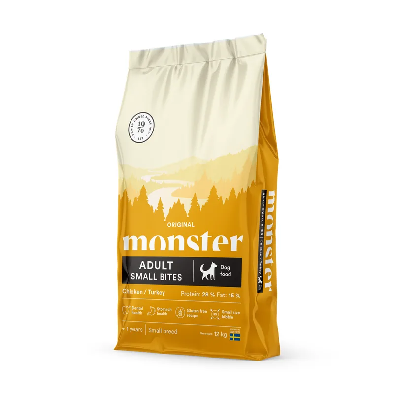 Monster Dog Original All Breed Small Bites - 12 kg