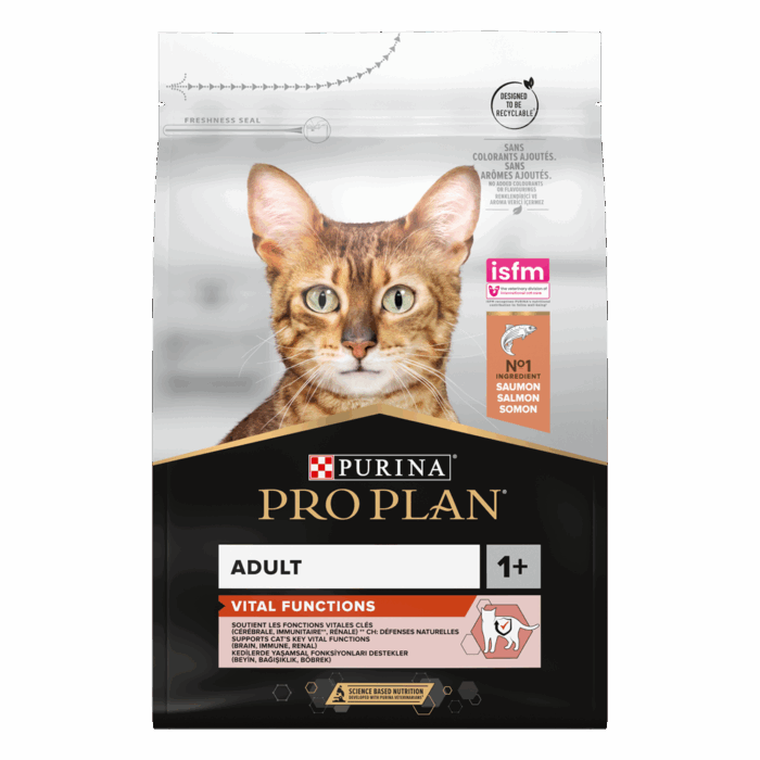 Purina Pro Plan Cat Original Adult Vital Functions med Lax 3 kg