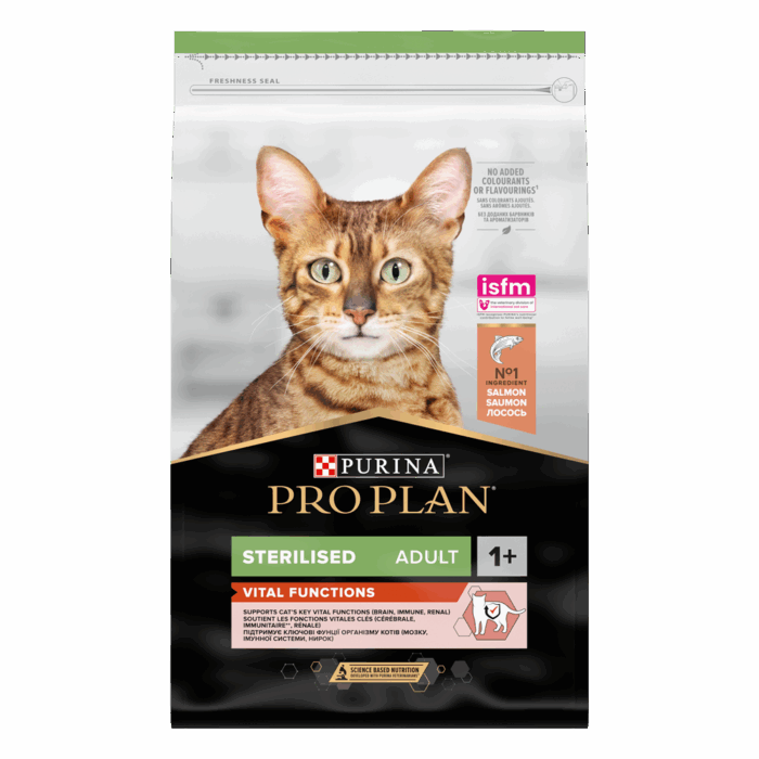 Purina Pro Plan Cat Sterilised Vital Function med Lax 10 kg