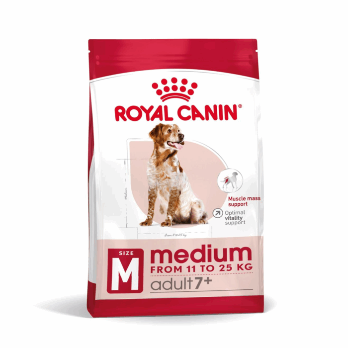 Royal Canin Adult 7+ MEDIUM Torrfoder för hund 15 kg