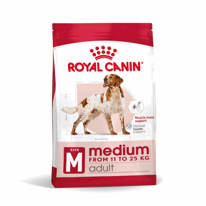 Royal Canin Adult MEDIUM Torrfoder för hund 15 kg