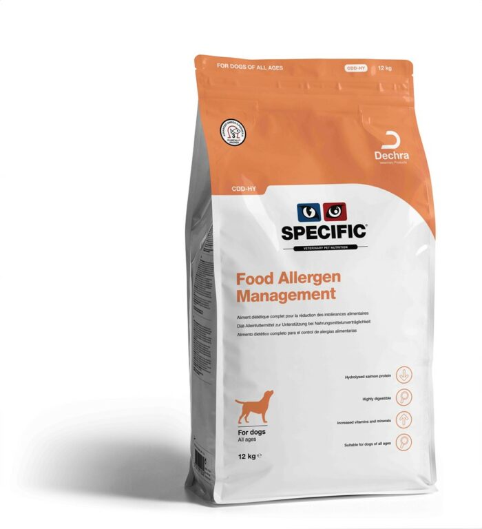 Specific CDD-HY Food Allergen Management Dog 12 kg
