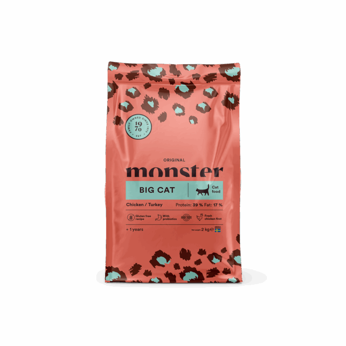 Monster Cat Original Adult Big Cat Chicken & Turkey 2 kg
