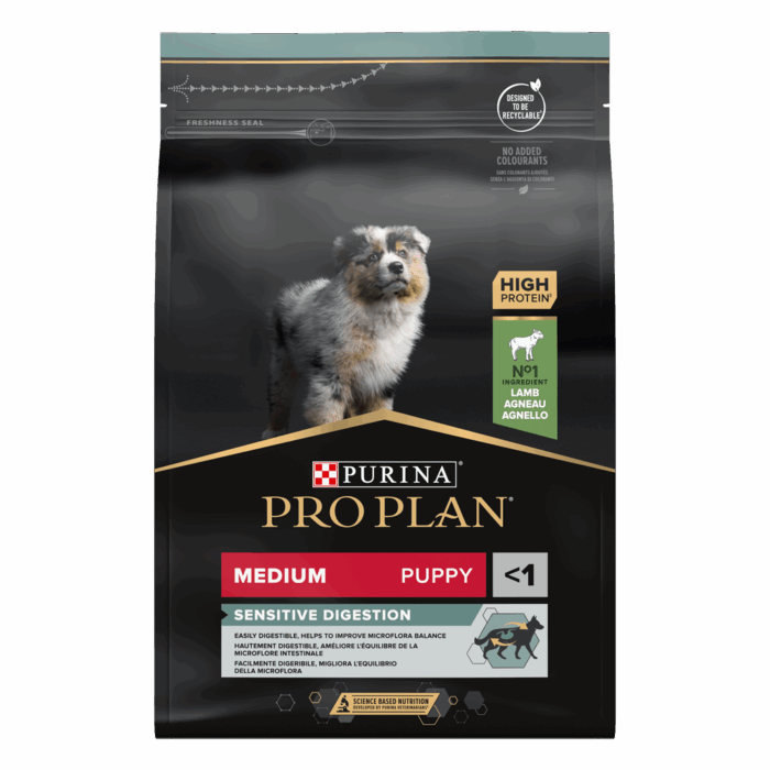 Purina Pro Plan Medium Puppy Sensitive Digestion Lamm 3 kg