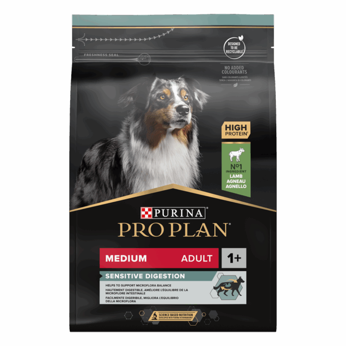 Purina Pro Plan Medium Adult Sensitive Digestion Lamm 3 kg