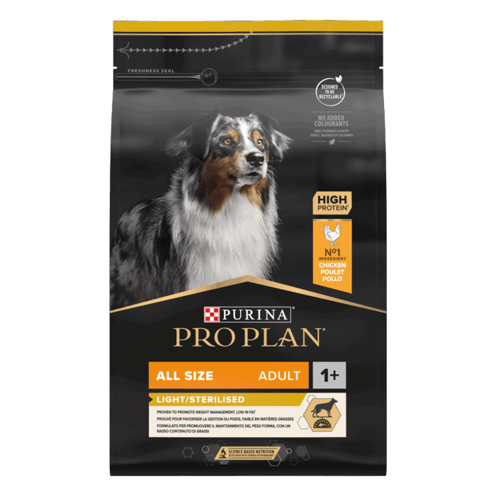 Purina Pro Plan All Sizes Adult Light/Sterilised 3 kg
