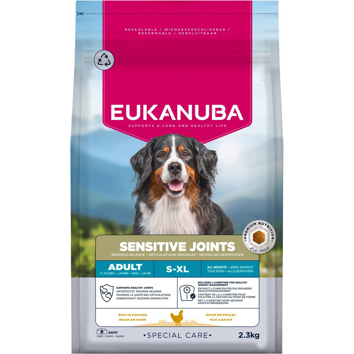 Eukanuba Dog Special Care Adult Sensitive Joints All Breeds Torrfoder till Hund 2,3 kg