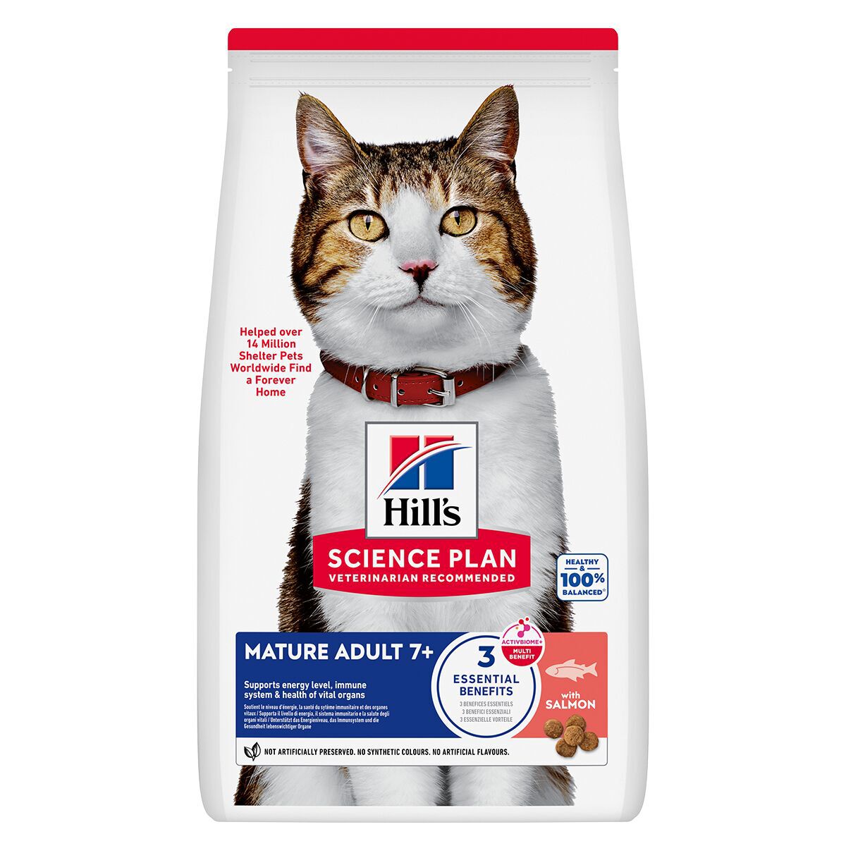 Hill's Science Plan Cat Mature Adult 7+ Salmon Torrfoder till Katt 1,5 kg
