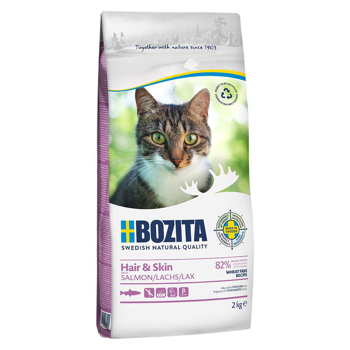 Bozita Hair & Skin Wheat Free Salmon