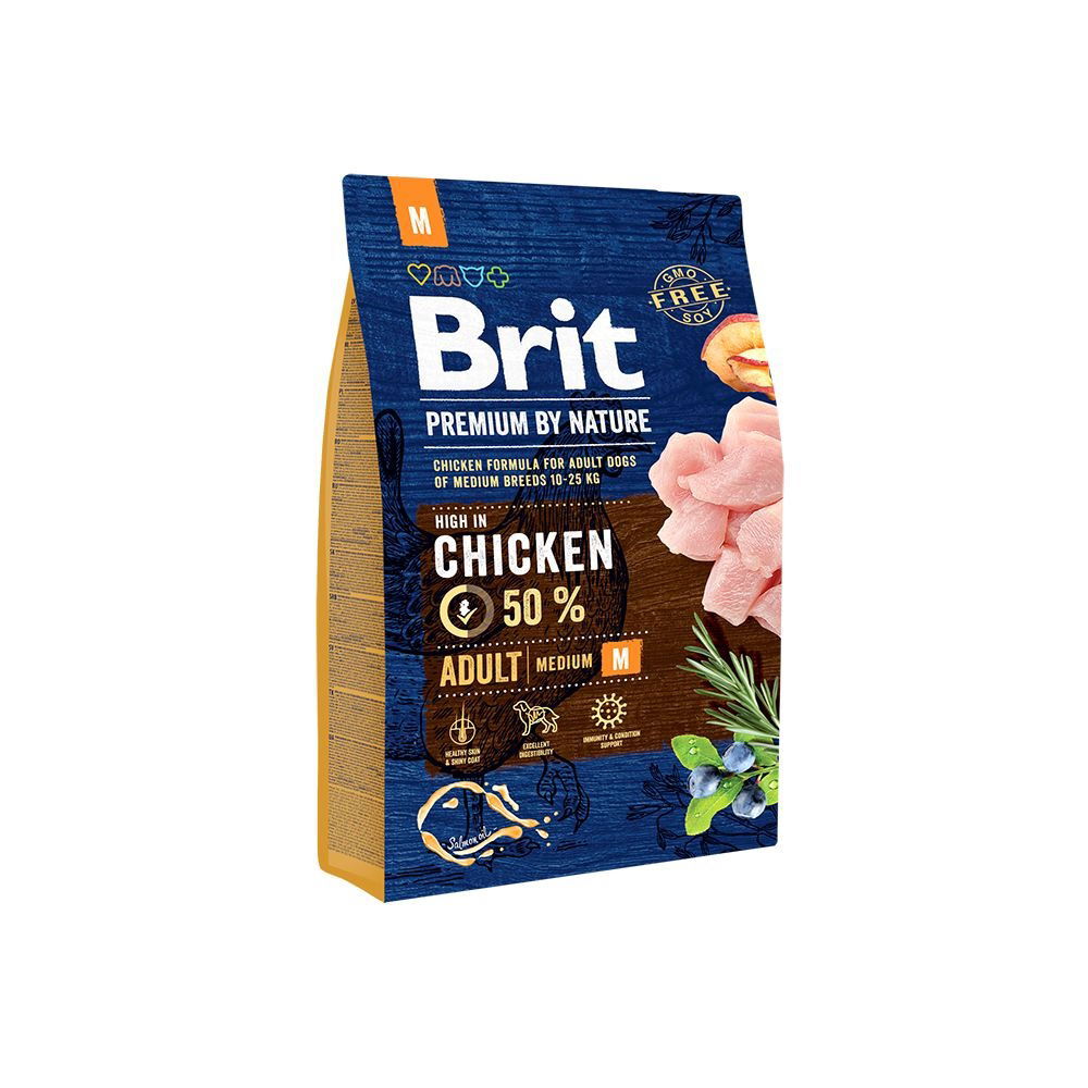 Brit Premium By Nature Dog Adult Medium Chicken 3 kg