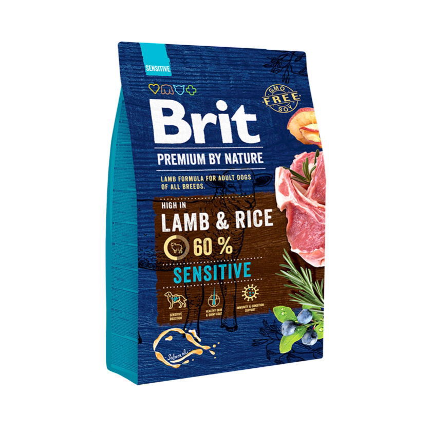 Brit Premium By Nature Dog Sensitive Lamb & Rice 3 kg