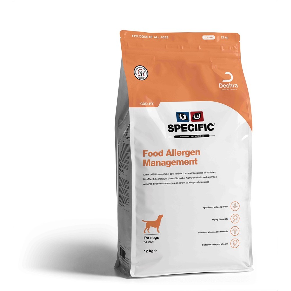 Specific CDD-HY Food Allergen Management Dog 12 kg