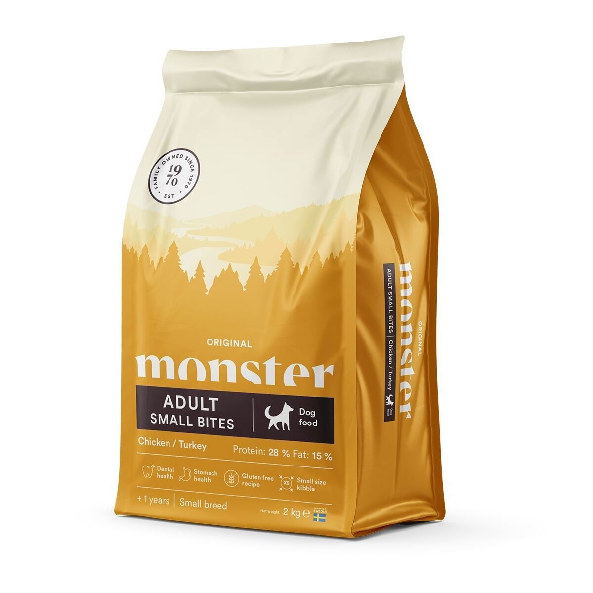 Monster Dog Adult Small Bites Chicken and Turkey