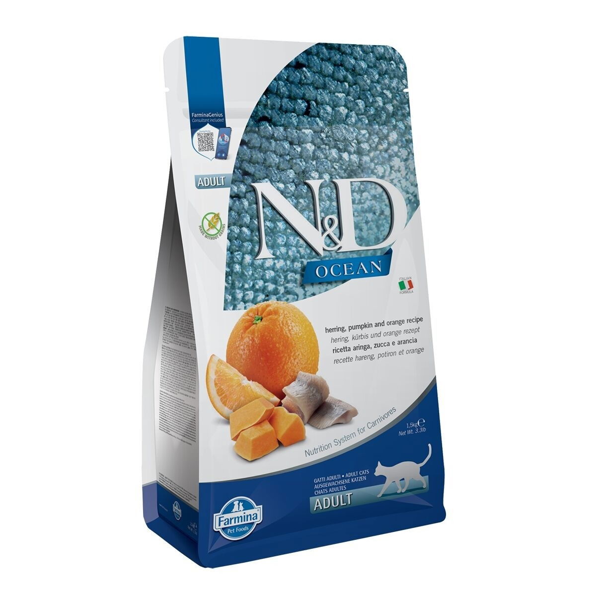 Farmina N&D Ocean Cat Herring & Pumpkin 1,5 kg