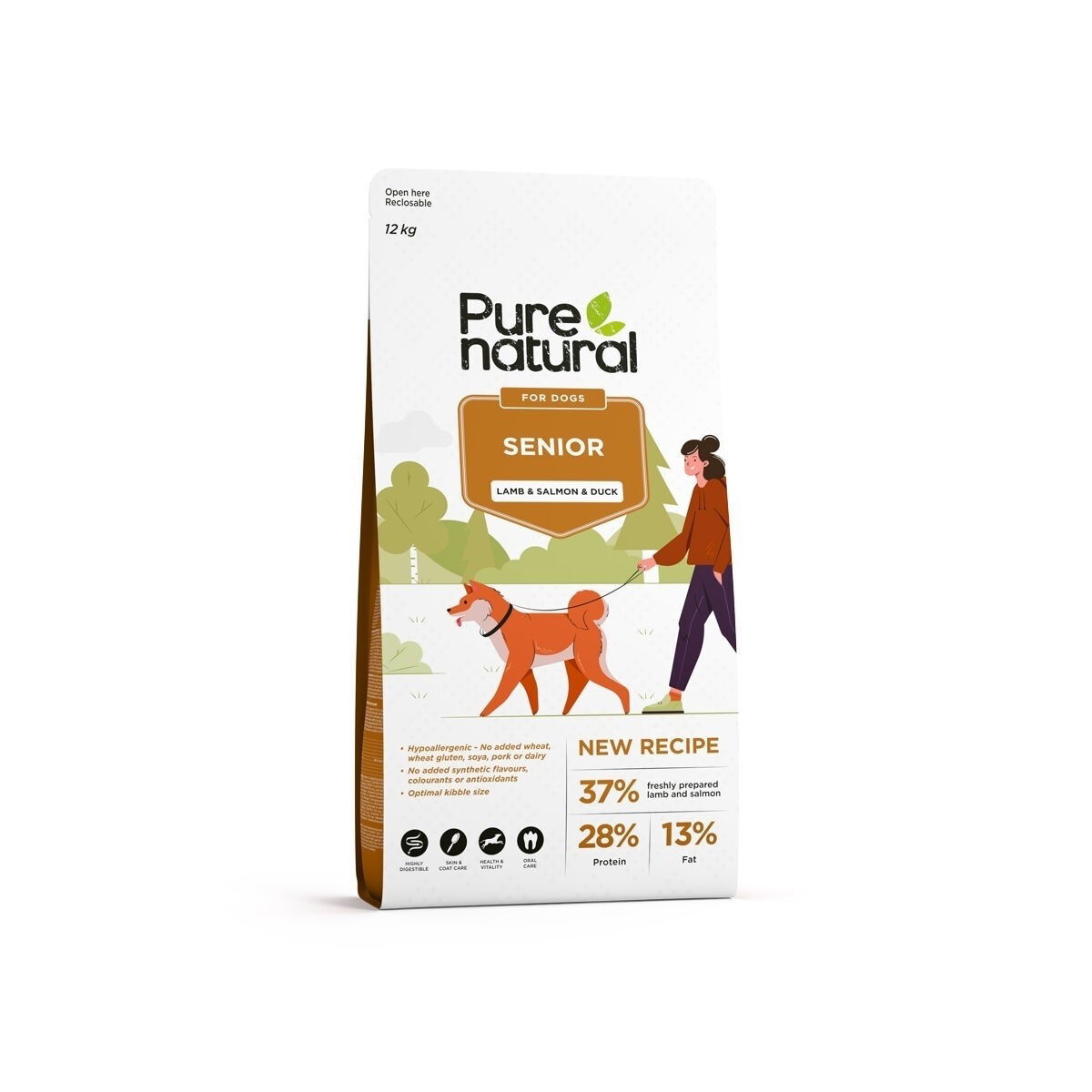 Purenatural Dog Senior Lamb, Salmon & Duck